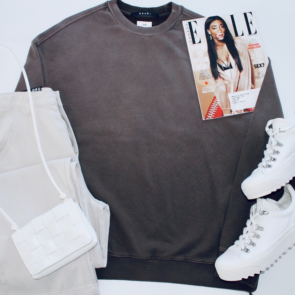 KSUBI 4x4 Crewneck Espresso